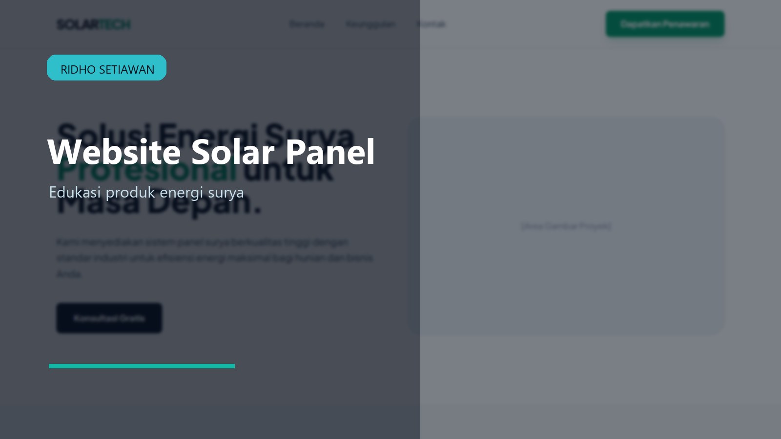 Website Solar Panel: Konten Penting untuk Bisnis Energi Surya