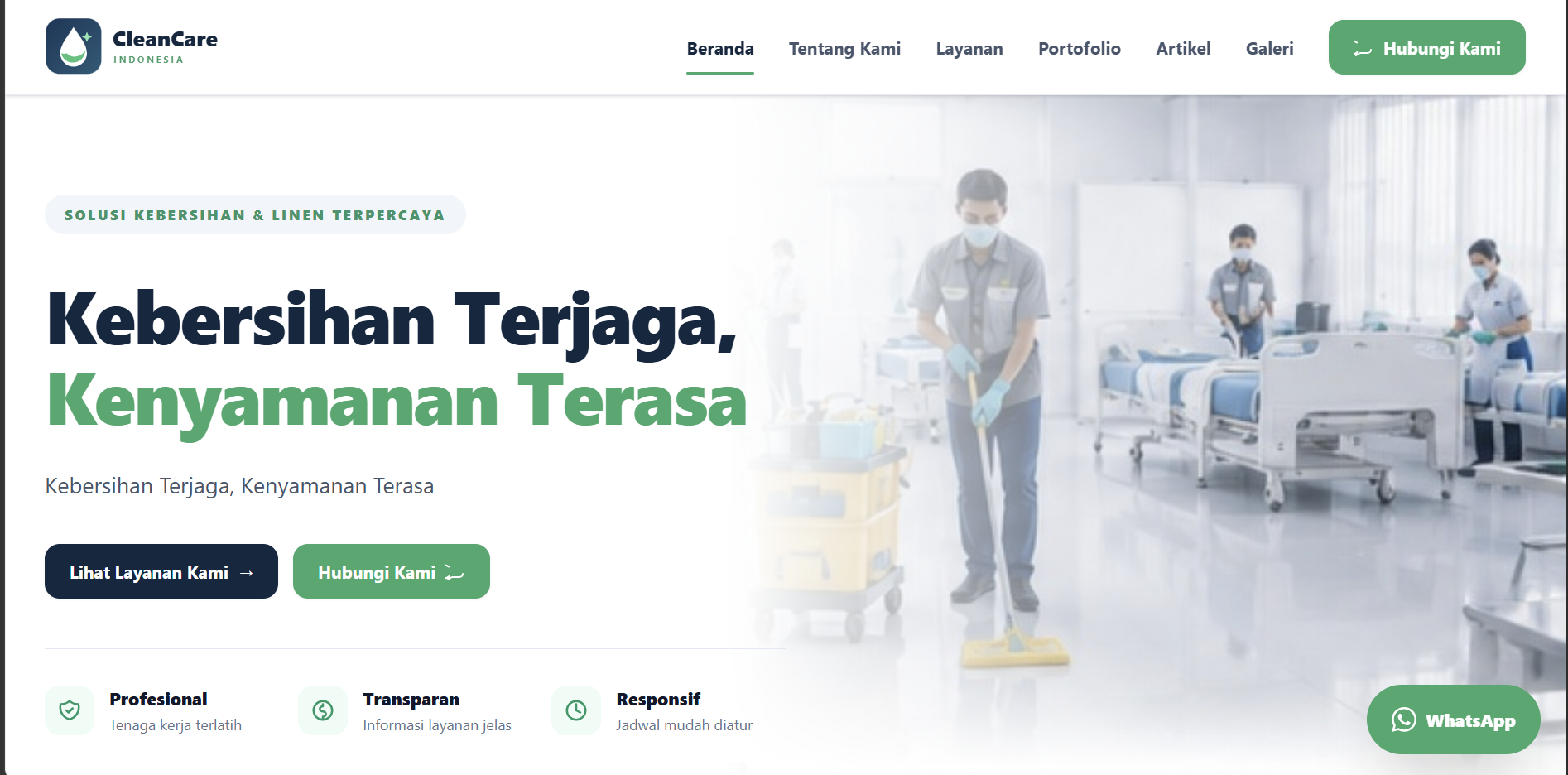 Aplikasi Portofolio Perusahaan